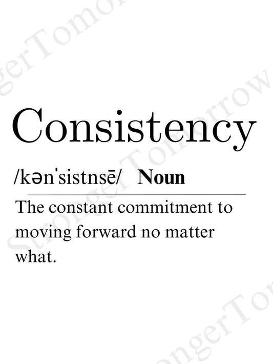Consistent zijn