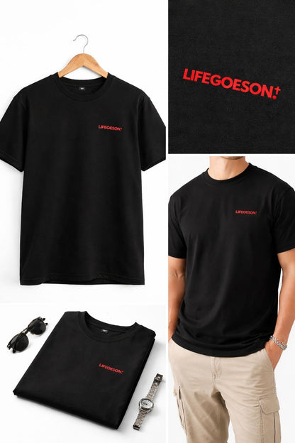 LIFEGOESON T-SHIRT™ | FAITH Heren