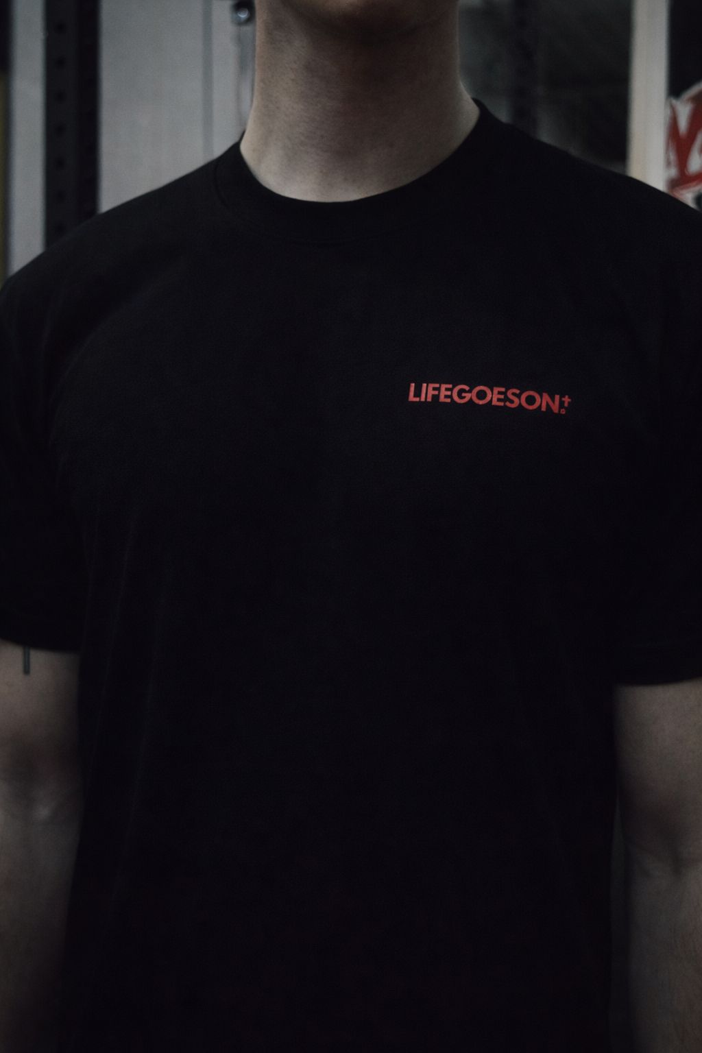 LIFEGOESON T-SHIRT™ | FAITH Heren