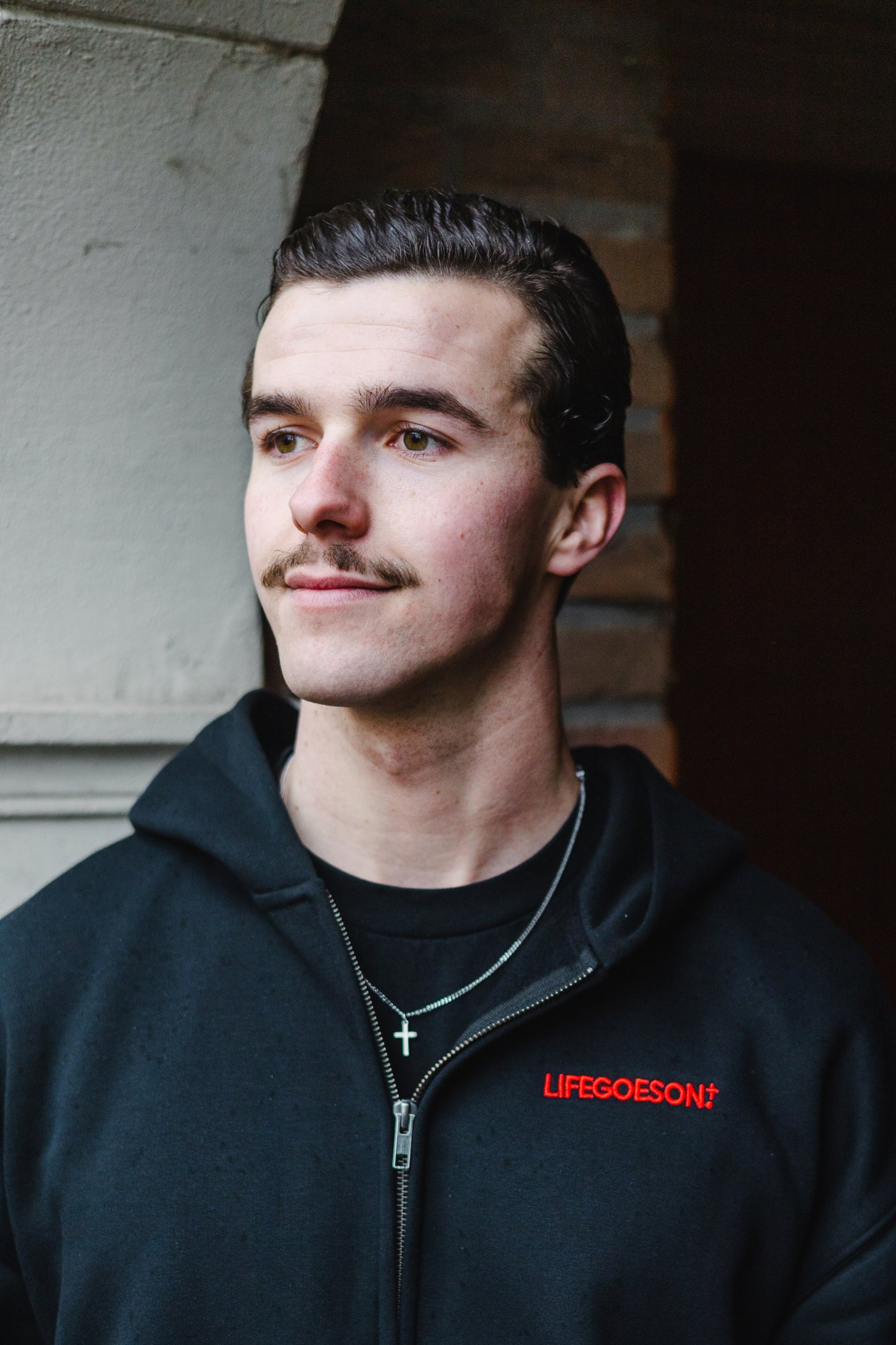 LIFEGOESON Zipped Hoodie™ | FAITH Heren