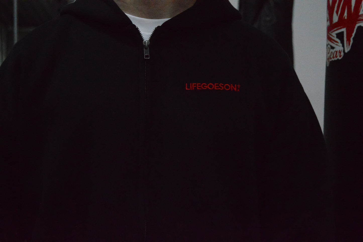 LIFEGOESON Zipped Hoodie™ | FAITH Heren
